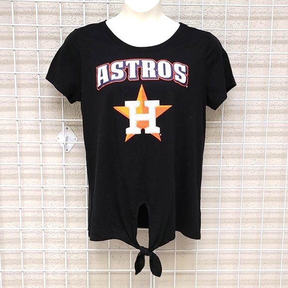 torrid Tops - WORLD SERIES*TORRID Size 0/12 Houston Astro's tie front MLB Tee NWT